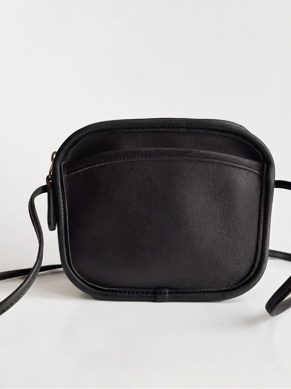 Vintage Coach 9935 Hadley Zip Bag USA Black Shoulder Crossbody 1994